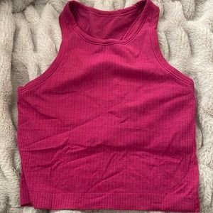 Lululemon Ebb to street cropped racer back tank